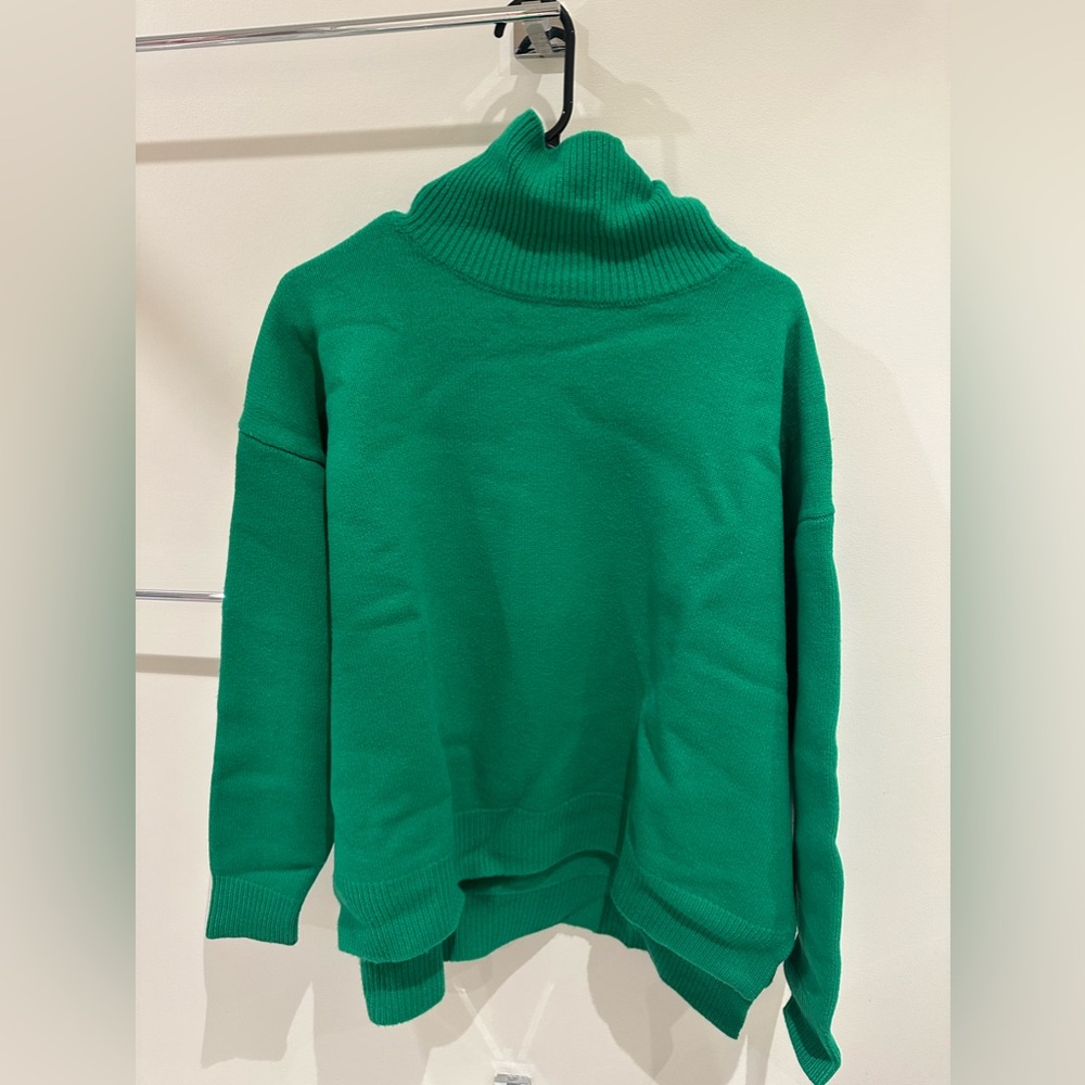 Enfold - Japense Brand 
Green sweater